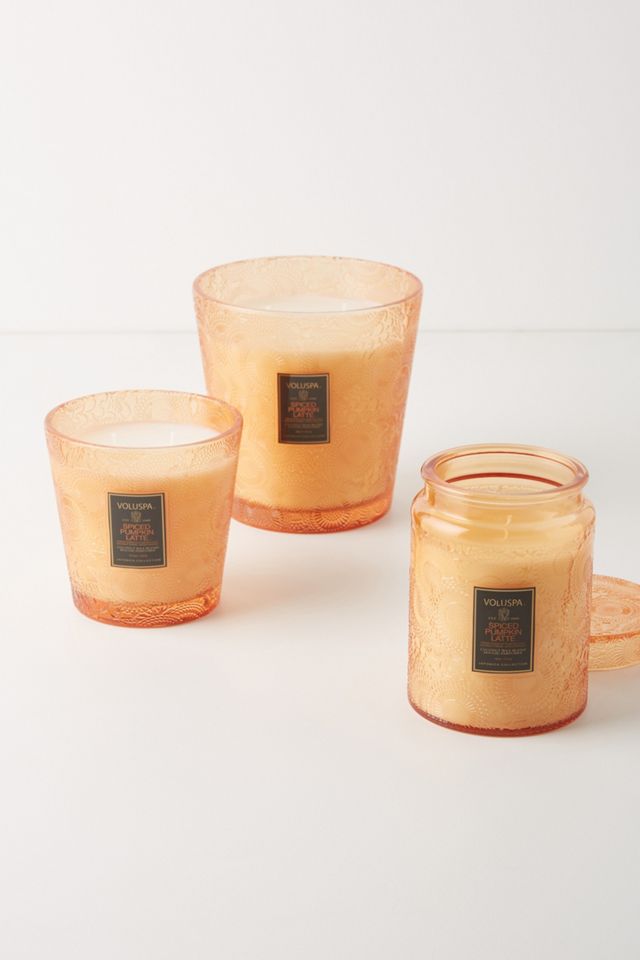 Voluspa Japonica Pumpkin Glass Candle #1