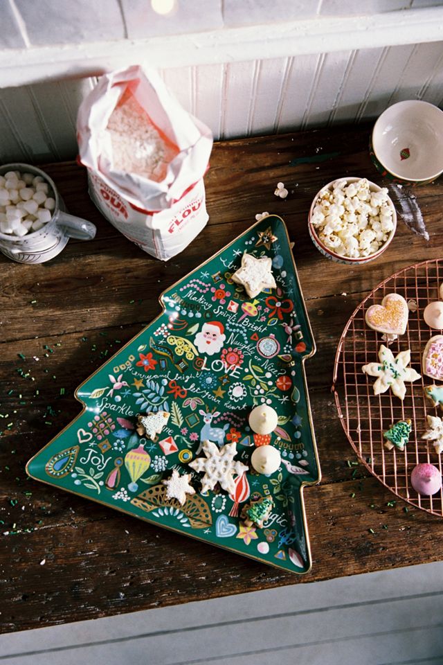 Danielle Kroll Treetops Glisten Platter #3