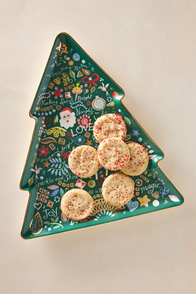 Danielle Kroll Treetops Glisten Platter #1