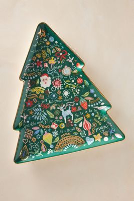 Danielle Kroll Treetops Glisten Platter