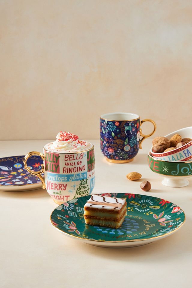 Danielle Kroll Making Spirits Bright Dessert Plate #3
