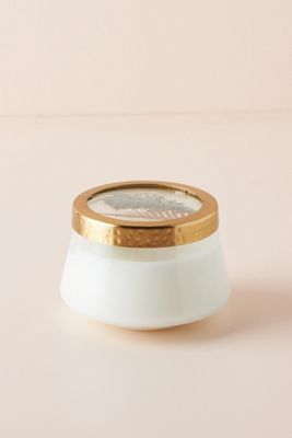 Floral Press Candle
