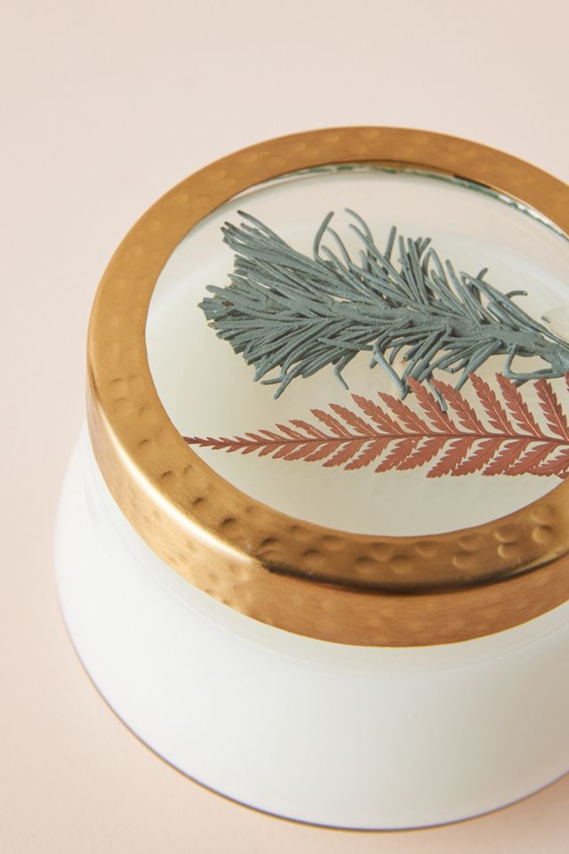 Floral Press Candle #1