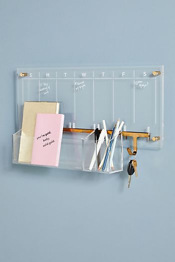 Acrylic Wall Calendar Desk Set