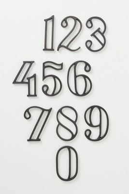 Camille House Numbers