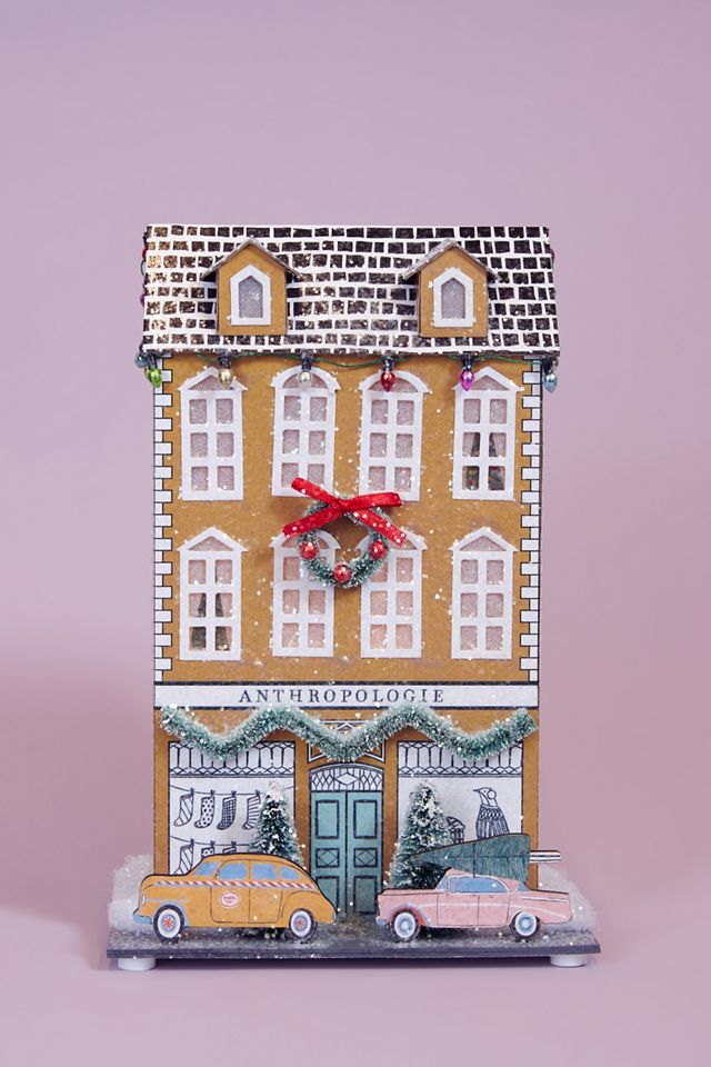 George & Viv Light-Up Holiday Village