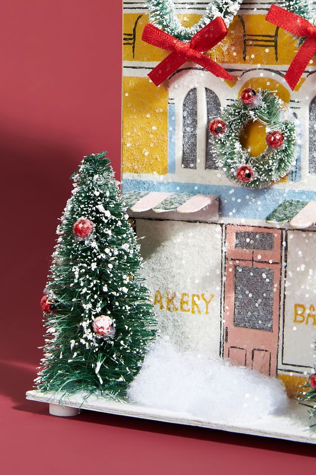 George & Viv Light-Up Holiday Village #3