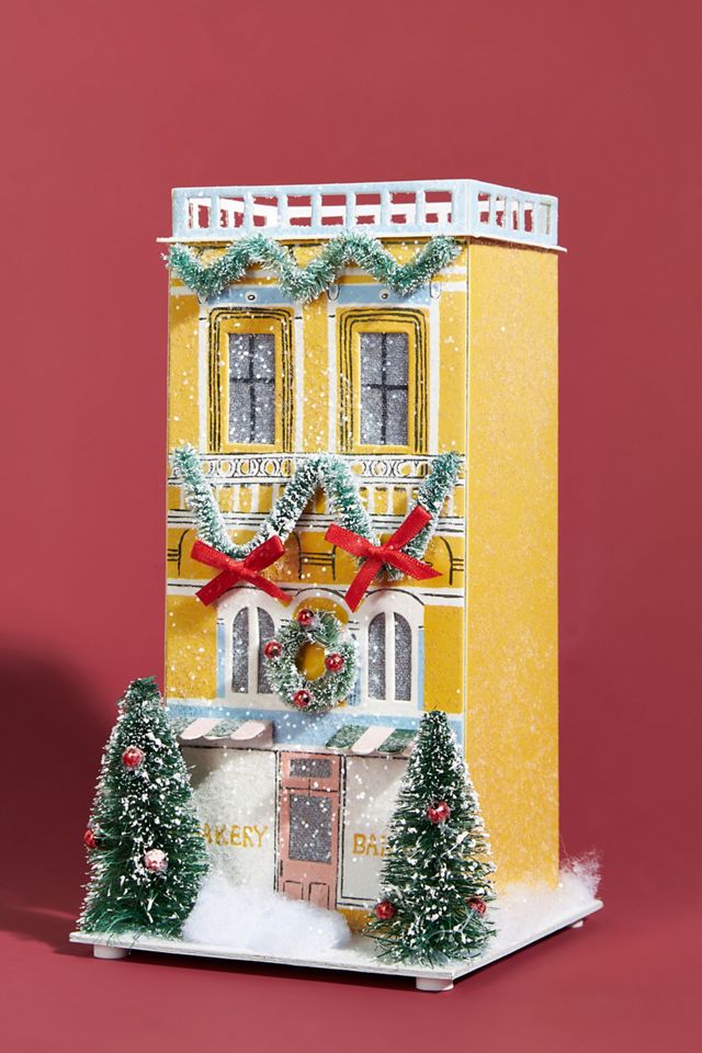 George & Viv Light-Up Holiday Village