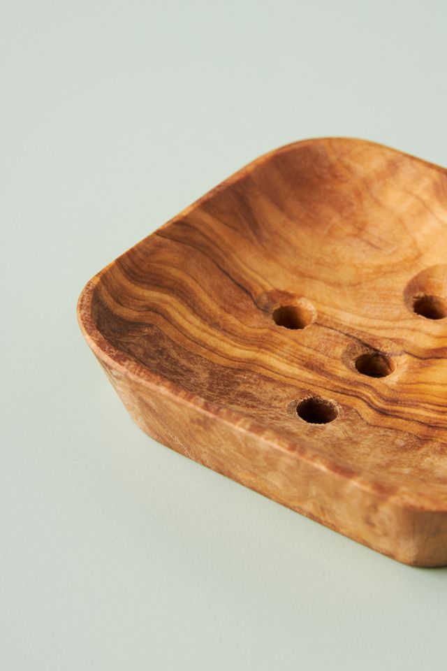 Olive Wood Soap Dish #1