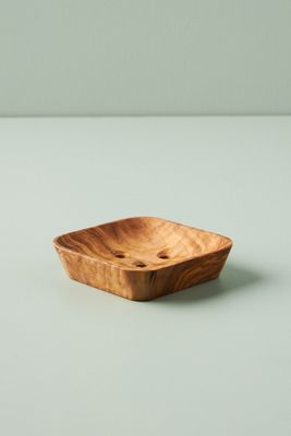 Olive Wood Soap Dish