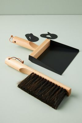 Hanging Dustpan and Brush Set
