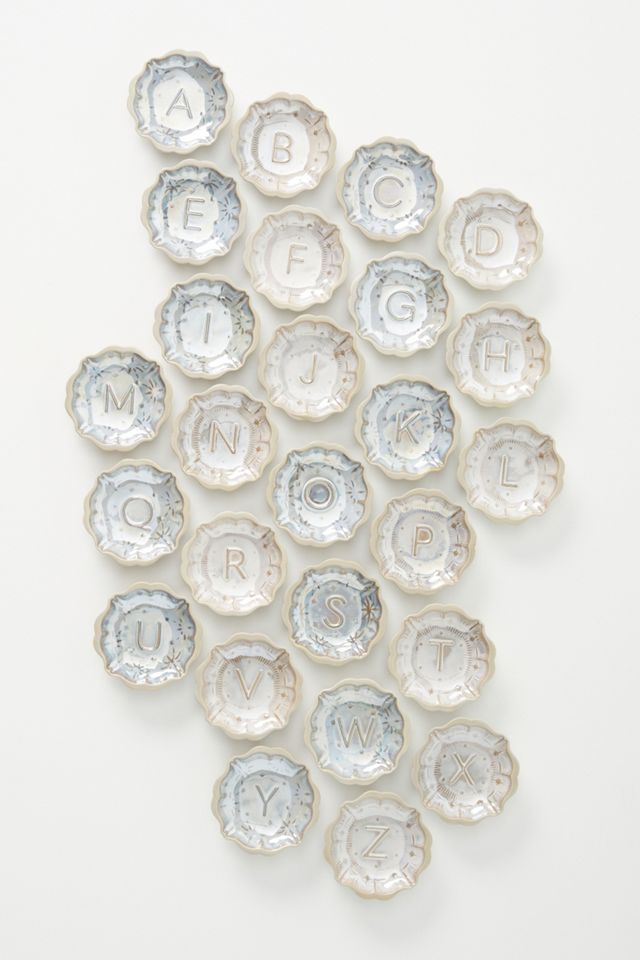 Stellar Monogram Trinket Dish #1