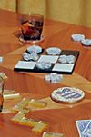Gold Lucite Dominoes Set #2