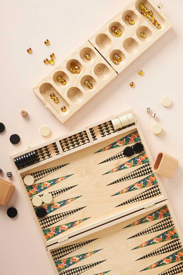 Wolfum Floral Backgammon Game #2