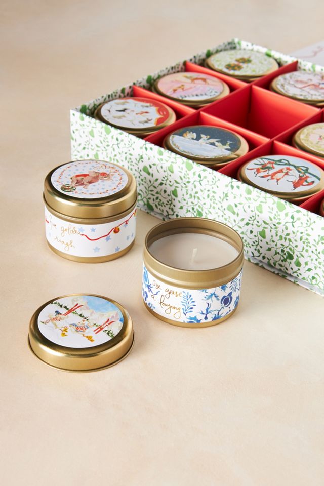 Inslee Fariss Twelve Days of Christmas Menagerie Candle Gift Set #2