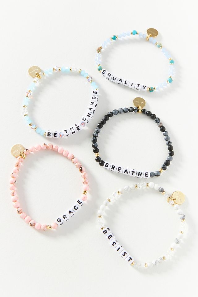 Little Words Project®  Original Beaded Word Bracelet To Wear & Share