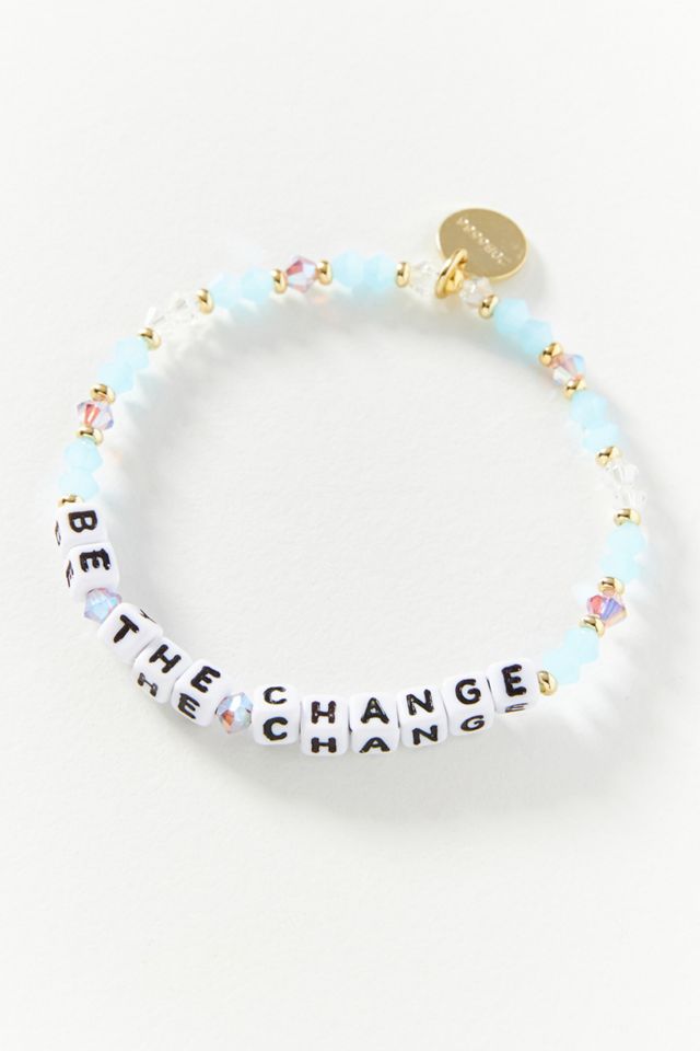 Little Words Project Be The Change Beaded Bracelet