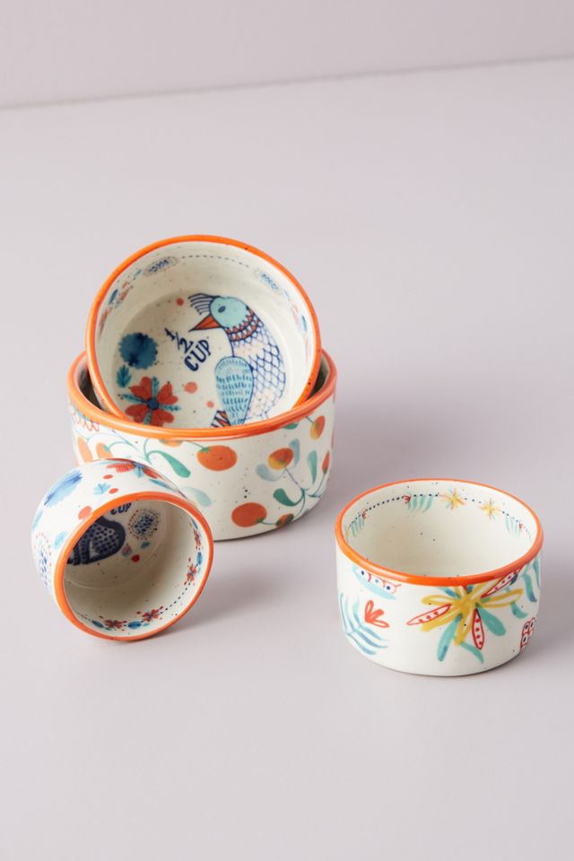 Anthropologie Ceramic Measuring Cups