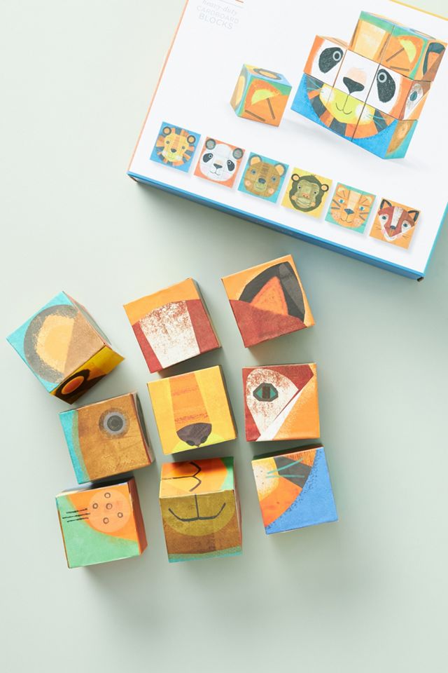 Make-A-Face Animal Blocks Set #1