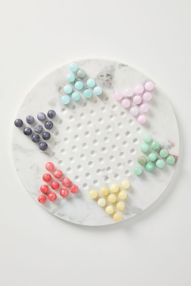 Chinese checkers store marble set