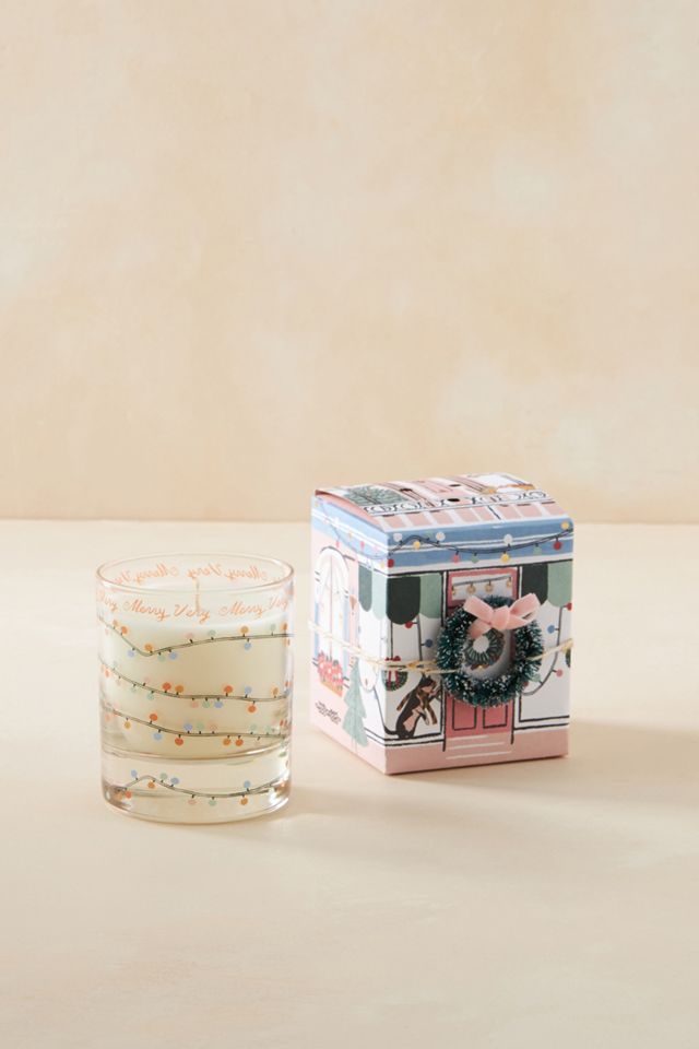 George & Viv Holiday Village Boxed Candle #1