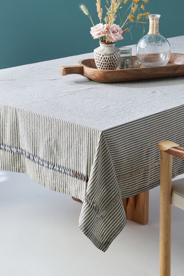 Amber Lewis for Anthropologie Grayston Tablecloth | Anthropologie