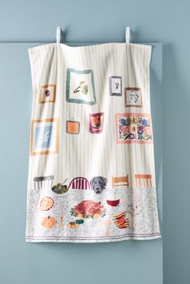 Monica Dorazewski Ruby's Thanksgiving Dish Towel