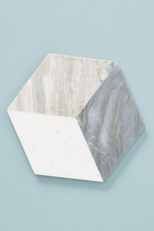 Geometric Marble Cheese Board #1