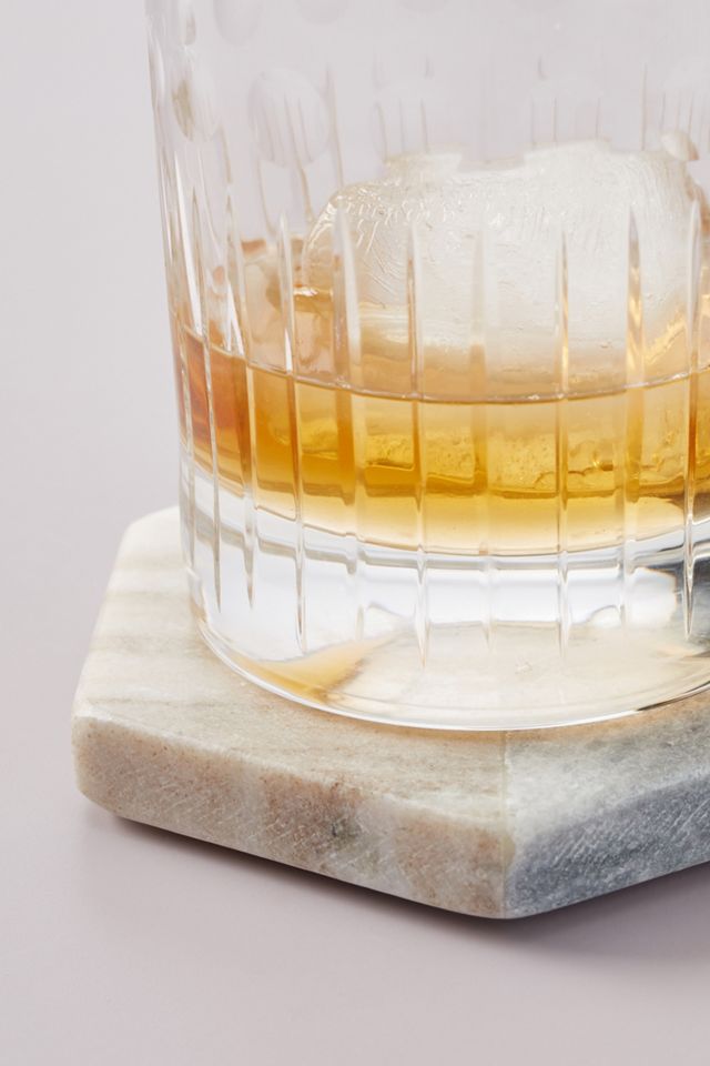 Geometric Marble Coasters, Set of 4 #1
