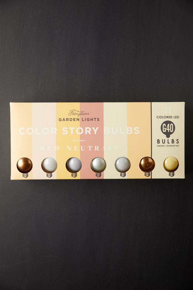 Stargazer Garden Lights, Set of 21 Bulbs, Neutrals #2