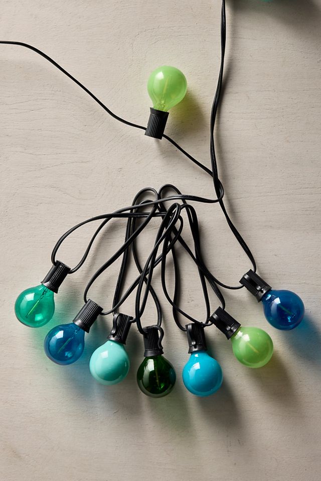 Stargazer Garden Lights, Set of 21 Bulbs, Northern Lights | AnthroHome