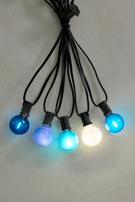 Terrain Stargazer Garden Lights, Set Of 21 Bulbs, Midnight Blues