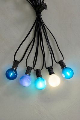 Stargazer Garden Lights, Set of 21 Bulbs, Midnight Blues