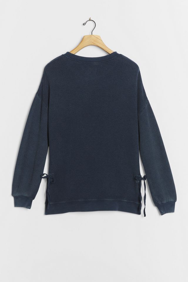 Aliana Waffle Pullover #4