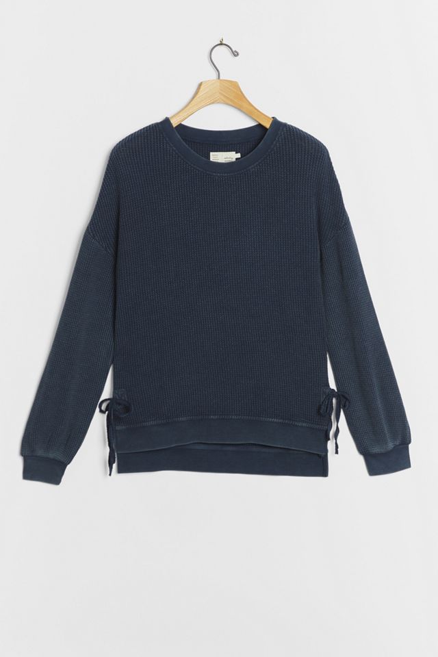 Aliana Waffle Pullover #3