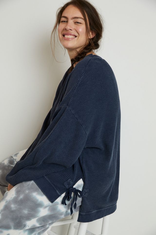 Aliana Waffle Pullover #2