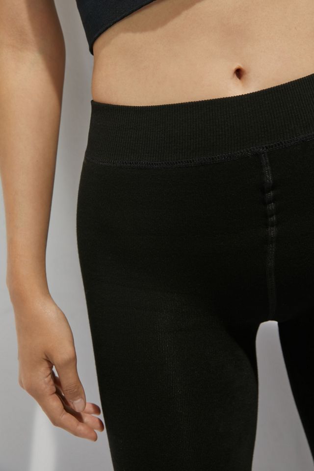 Faux Fur-Trimmed Leggings #2