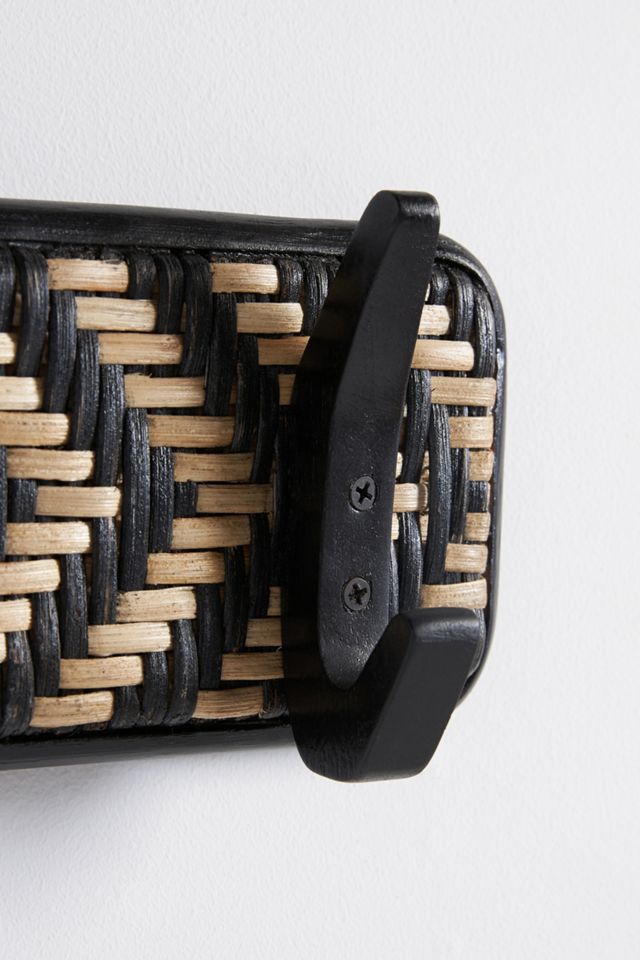 Hazel Rattan Hook Rack #2