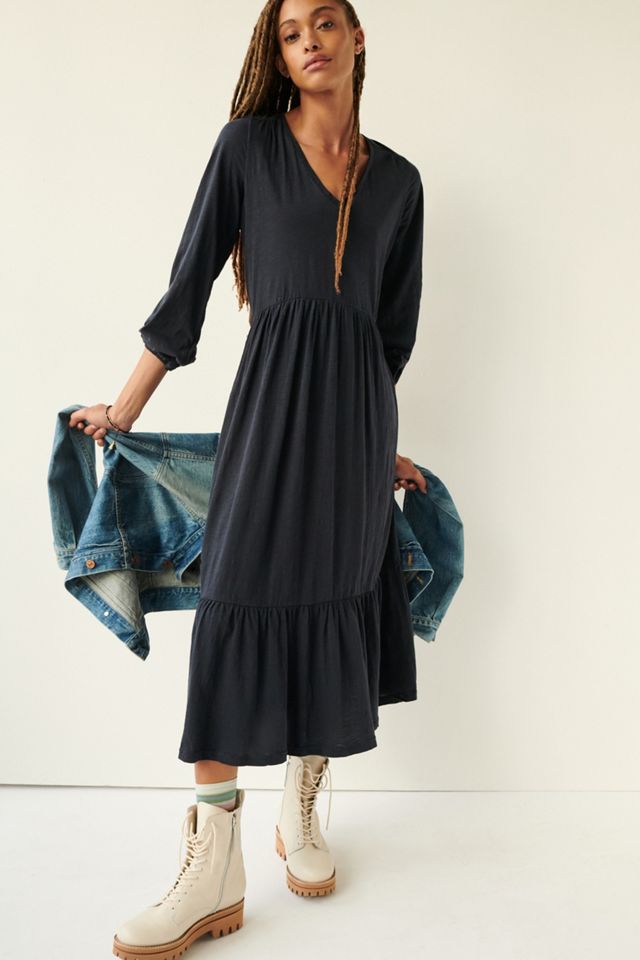 knee length dresses for ladies Arlo Shirt Maxi Dress Khaki main image 1