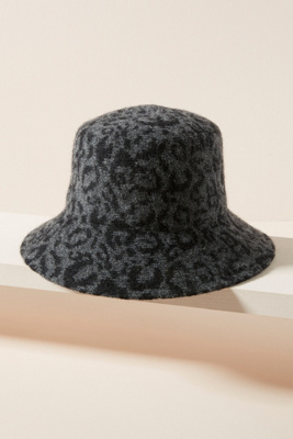Anthropologie Finn Cosy Bucket Hat Animal Print
Wool Blend Anthropologie Finn Cozy Bucket Hat Leopard Print One Size  main image 3