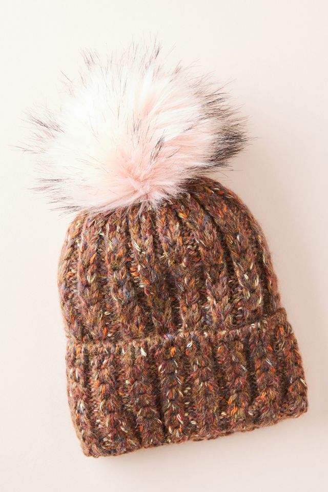 Pick-A-Pom Marled Beanie Base #1
