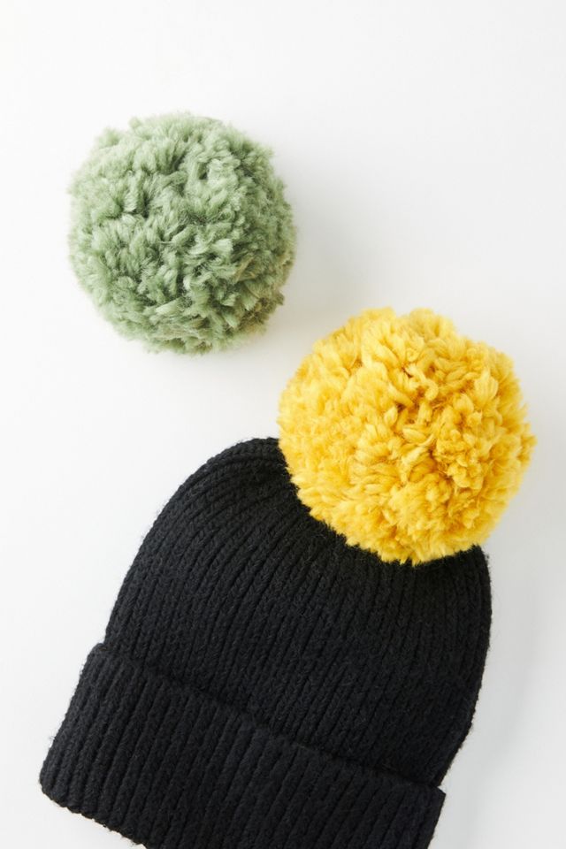 Pick-A-Pom Ribbed Beanie Base #2