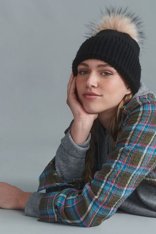 Pick-A-Pom Ribbed Beanie Base #5