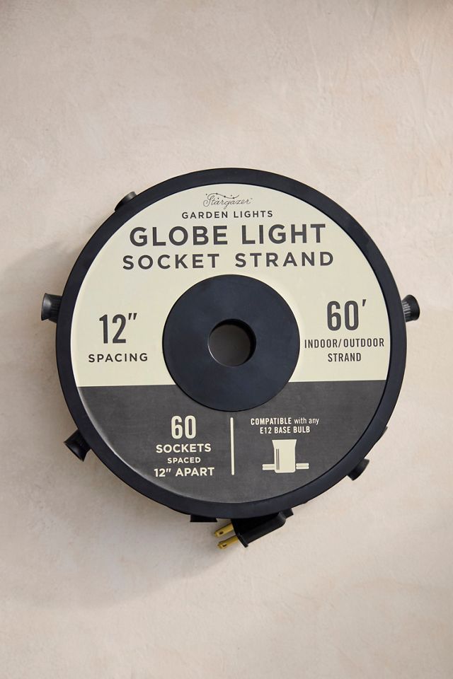 Stargazer Garden Lights Socket Strand, 60' #1