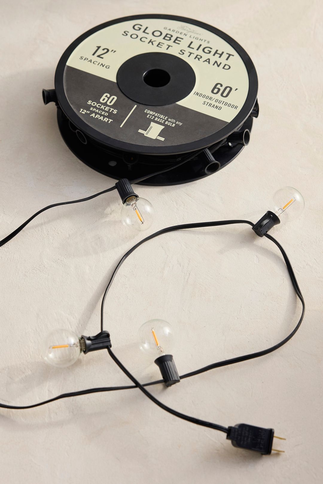 Stargazer Garden Lights Socket Strand, 60' - Multi, One Size
