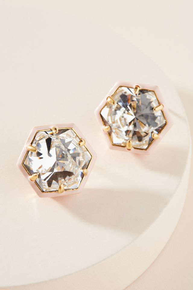 Swarovski hexagon clearance earrings