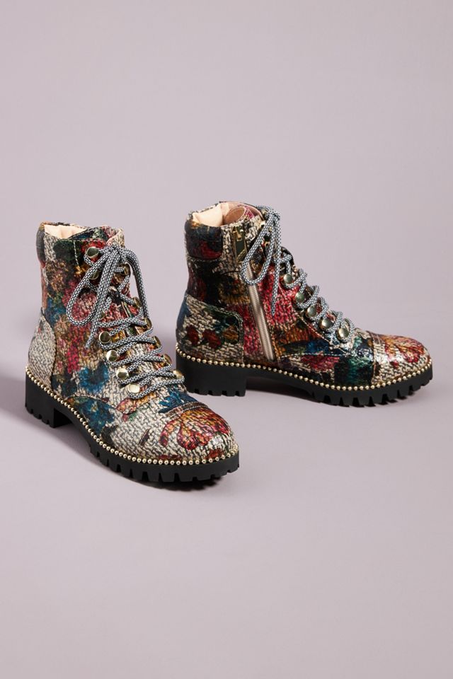 Cecelia New York Crosshatch Hiker Boots #1