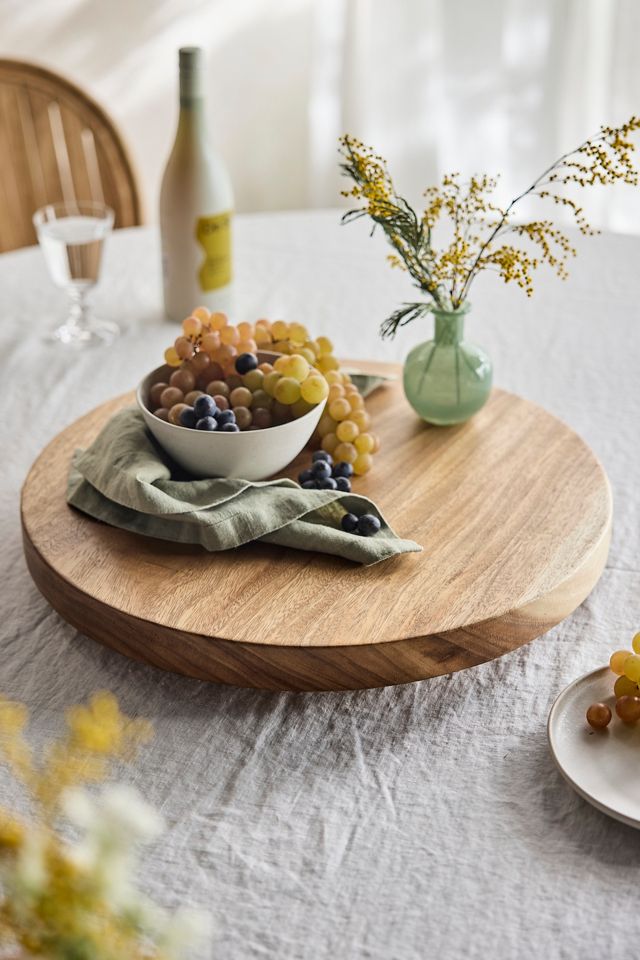 Acacia Wood Lazy Susan