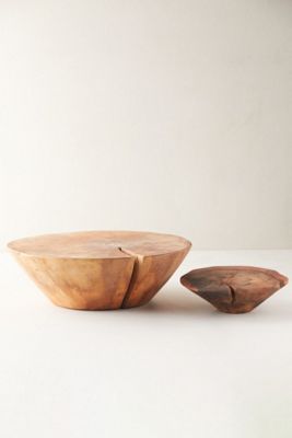 Conical Wood Serving Stand
