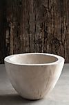 Bleached Wood Serving Bowl #1
